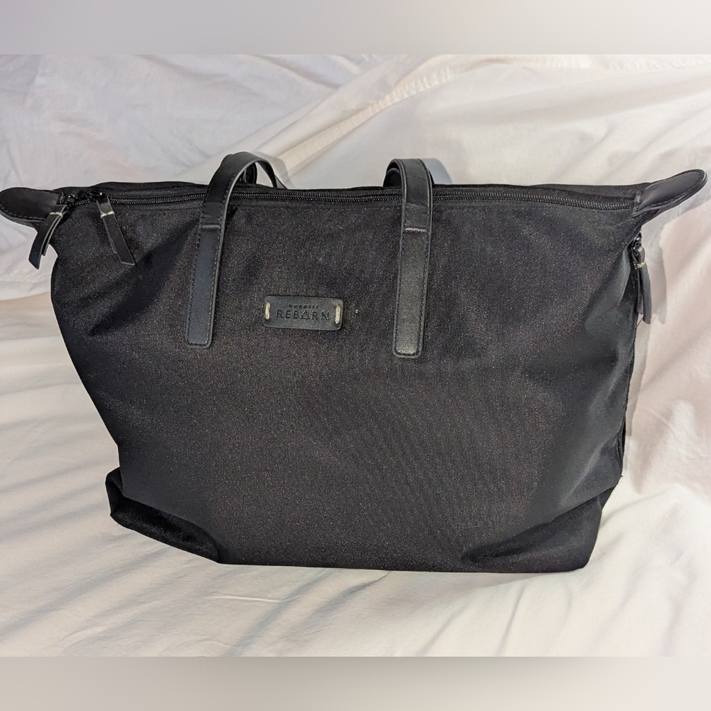 Bugatti Reborn Business Tote Bag  NWOT Black